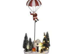 Luville Fallschirm Santa 13 cm x 12,5 cm x 29 cm
