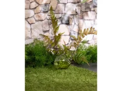 Luxform Dekoleuchte Solar aus Glas Felsoptik 1 Stück