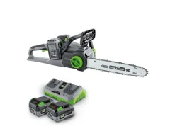 LUX-TOOLS Akku-Kettensägen-Set 1 PowerSystem A-KS-2x20/4/30 2 x 20V Akku