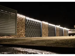 LyghtUp LED-Leuchtleiste für Doppelstabmatten 196 cm Anthrazit