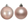 Marelida Christbaumkugeln Weihnachtskugeln Christbaumschmuck Kunststoff Rosa 10cm 4St