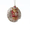 Marelida Christbaumschmuck Maus Mit Donut Süß Weihnachtsbäckerei Glas H  10cm