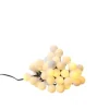 Marelida LED Solar Lichterkette Berry Cherry 30 Weiße Kugeln Bälle 8 Modi 4,5m Sensor