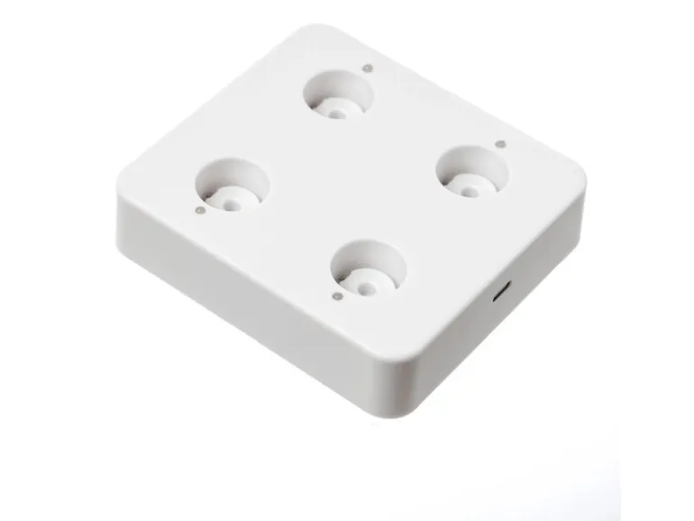 Marelida LED Stabkerzen LISA Tafelkerzen Dinnerkerzen Wiederaufladbar Grau 4er Set