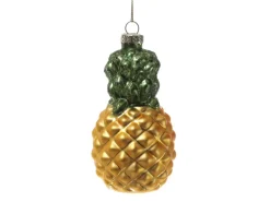 Marelida Weihnachtsbaumschmuck Ananas Erdbeere Glas Christbaumschmuck Obst Frucht