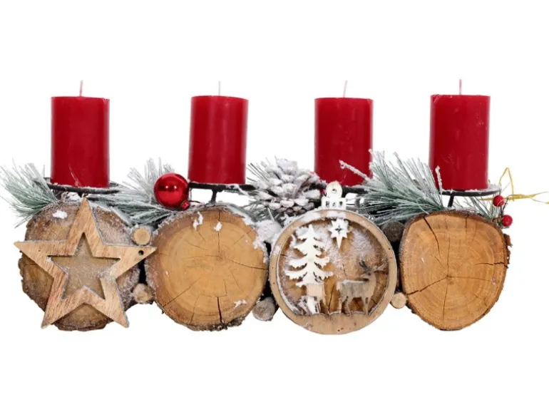 MCW Adventsgesteck MWC-M14 mit Kerzen