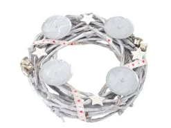 MCW Adventskranz Holz Ø 30cm ohne Kerzen