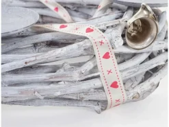 MCW Adventskranz Holz Ø 30cm mit Kerzen Weiß