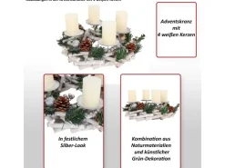 MCW Adventskranz M12 ohne Kerzen
