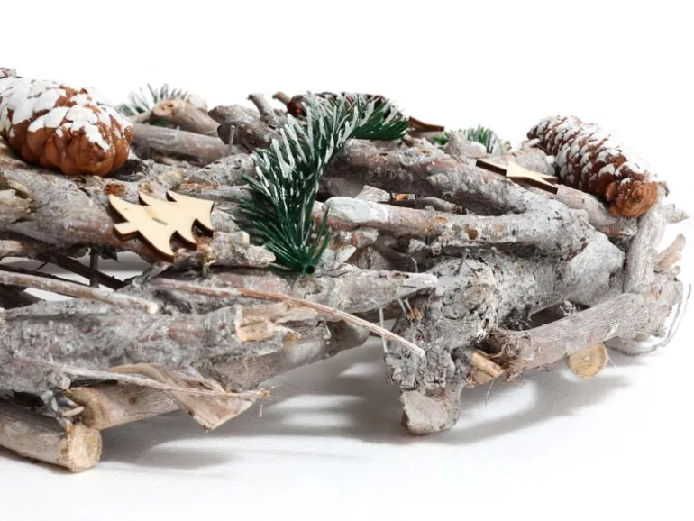 MCW Adventskranz XXL Rund ohne Kerzen Und Halterungen