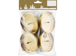 Metall-Kerzenhalter Groß Ø 8 cm 4 Stück