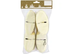 Metall-Kerzenhalter Rund Ø 10 cm Gold 4 Stück