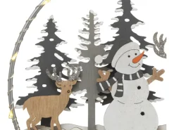 Metall-Ring mit Holzverzierung