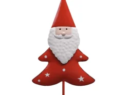 Metallstecker Santa-Baum 96 cm x 0,4 cm x 15 cm Bunt