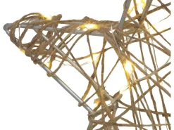 Metall-Stern 20 cm Champagnerfarben