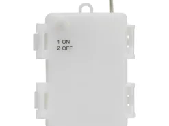 Metall-Stern 15 cm Weiß-Transparent