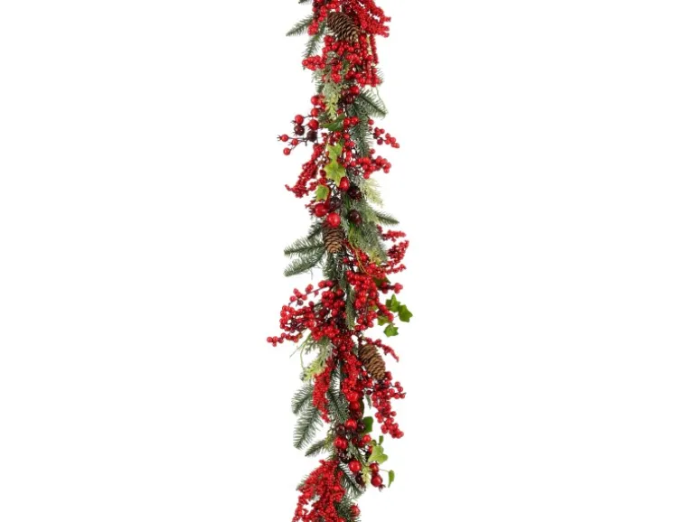 Mica Decorations Girlande Norah 180 cm Rot