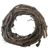 Mica Decorations Kranz Basteldekoration Ø 20 cm x 5 cm Hellbraun