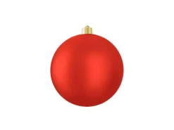 Mica Decorations Kugel Bruchfest Ø 20 cm Rot-Matt