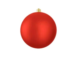 Mica Decorations Kugel Bruchfest Ø 25 cm Rot-Matt