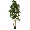 Mica Decorations Kunstbaum Aralie Ø 110 cm x 215 cm Grün