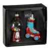 Mica Decorations Ornament Rollschuh Kaugummiautomat Rot 2 Stück