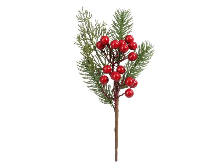 Mica Decorations Stecker Beeren Rot 25 cm