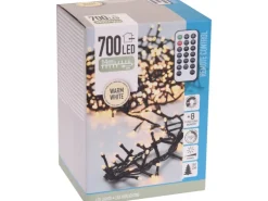 Micro LED Lichterkette Cluster 700 warmweiße LEDs innen und außen