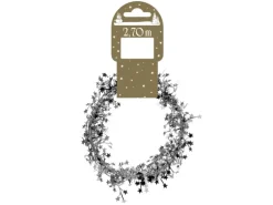 Mini-Sternchen-Girlande Silber 270 cm