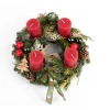 Mischkranz 30 cm Garniert Rot