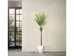 ML-Design Künstliche Palme 180 cm Groß Tropische Kunstpalme im Topf