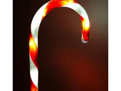 Mojawo 4er Set LED-Gartenleuchtstäbe Zuckerstange 32 Weißen LEDs Leuchtstab IP44