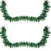 Mojawo 2er Set Tannengirlande Künstlich  270 cm Weihnachtsdeko für Innen und Außen Kunststoffgirlande