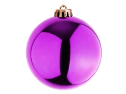 Mojawo Mega  Christbaumkugeln Weihnachtsbaumkugeln Baumschmuck Baumkugel Lila 30cm