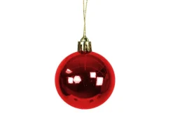 Mojawo 30tlg Christbaumkugeln Weihnachtskugeln Schmuckkugeln Baumschmuck Rot 4 5 6 7cm