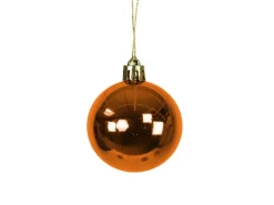 Mojawo 30tlg Christbaumkugeln Weihnachtskugeln Schmuckkugeln Baumschmuck Orange 4 5 6 7cm