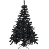 Mojawo Weihnachtsbaum Künstlicher Tannenbaum Christbaum 150 cm Schwarz inkl Ständer