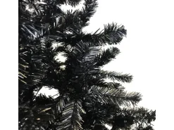 Mojawo Weihnachtsbaum Künstlicher Tannenbaum Christbaum 150 cm Schwarz inkl Ständer