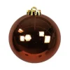 Mojawo XXL Christbaumkugeln Weihnachtsbaumkugeln Dekokugel Baumschmuck Braun 20cm