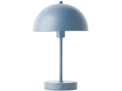 mokebo LED Tischlampe Kabellos Akku Tischleuchte Dimmbar und Aufladbar Der Leuchtturm in Graublau
