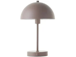 mokebo LED Tischlampe Kabellos Akku Tischleuchte Dimmbar und Aufladbar Der Leuchtturm in Taupe