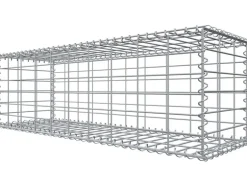 Niederberg Metall Gabione 100 x 30 x 30 cm - Maschenweite 5 x 10 cm