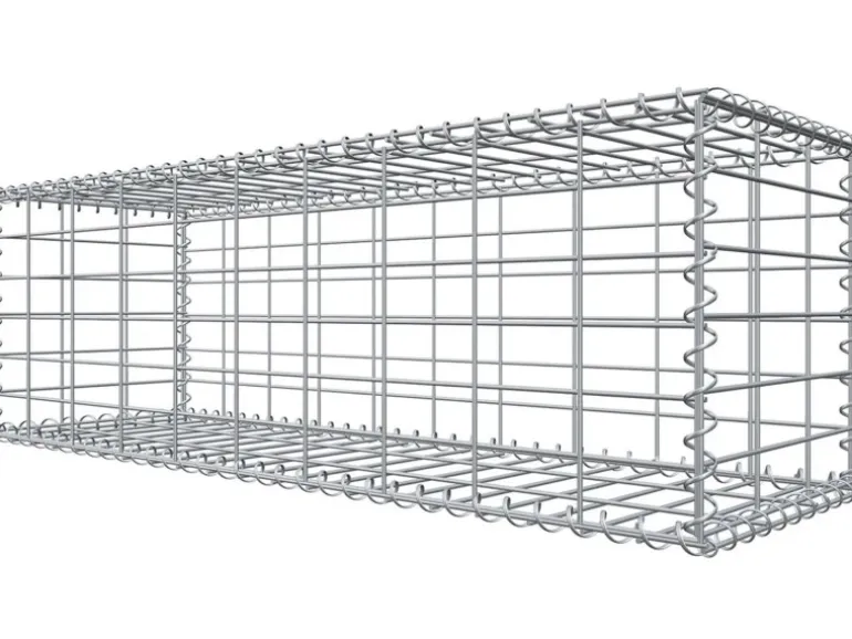 Niederberg Metall Gabione 100 x 30 x 30 cm - Maschenweite 5 x 10 cm