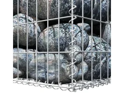 Niederberg Metall Gabione 80 x 100 x 50 cm - Maschenweite 5 x 10 cm