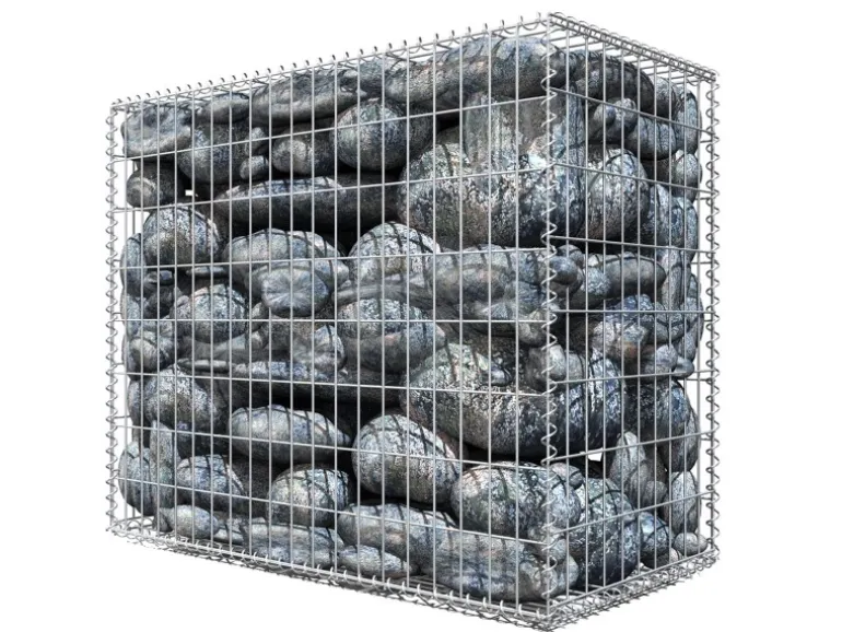 Niederberg Metall Gabione 80 x 100 x 50 cm - Maschenweite 5 x 10 cm