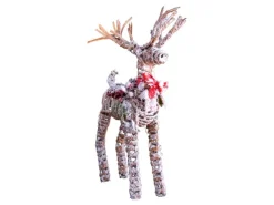 Näve LED Weihnachtsdeko Rentier Natur