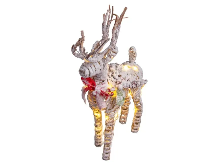 Näve LED Weihnachtsdeko Rentier Natur