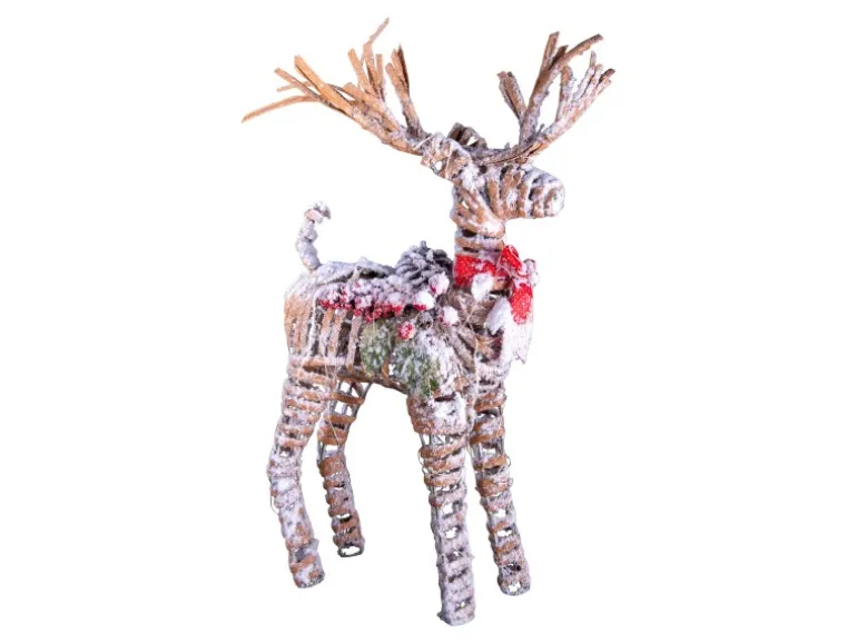 Näve LED Weihnachtsdeko Rentier Natur