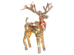 Näve LED Weihnachtsdeko Rentier Natur