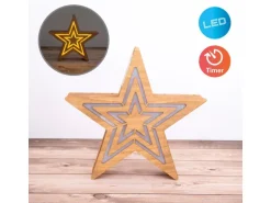 Näve LED Weihnachtsdeko Stern 23 cm